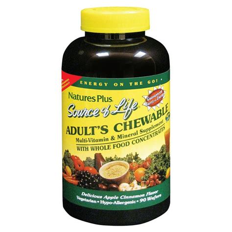 nature s plus source of life multi vitamin and mineral adult chewable