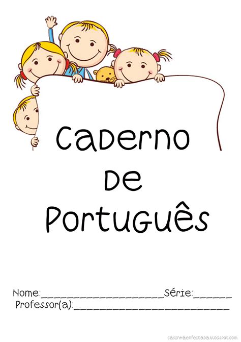 Abertura De Caderno De Portugues