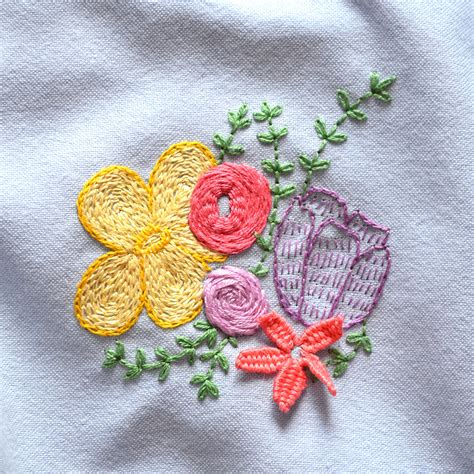 Free Flower Embroidery Patterns With Anchor Pumora All About Hand