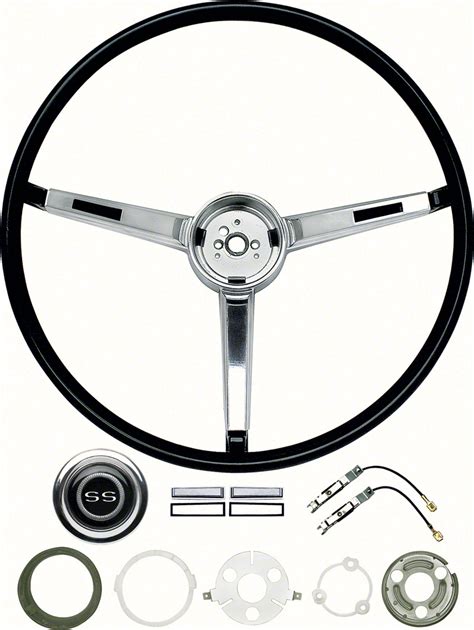 1967 Chevy Ii Nova Steering Wheel Kit Ss Models Deluxe Interior