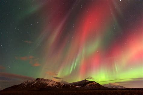 Alaska Aurora Aurora Borealis Northern Lights Nature Sky Landscape