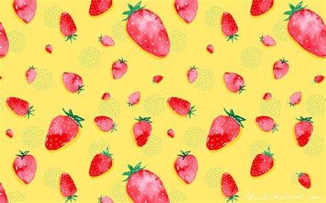 Strawberry Aesthetic Wallpapers Top Những Hình Ảnh Đẹp
