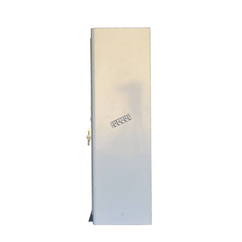Cobalt blue acrylic is combined with af003 aluminum frame cabinet doors in the brushed stainless finish with satin glass inserts for a masculine, modern edge. Wall-mounted metal first aid cabinet with clear panel door.