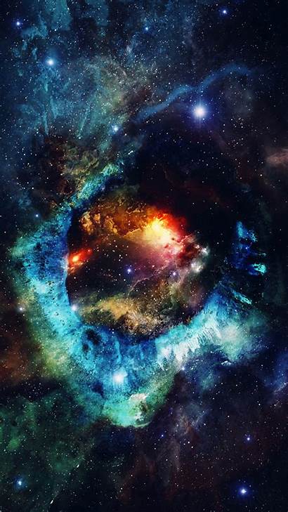 Iphone Space Nebula Wallpapers Galaxy Artwork Colorful