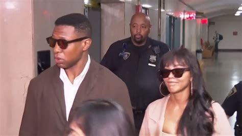 Jonathan Majors In Court For Assault Case Meagan Good By His Side