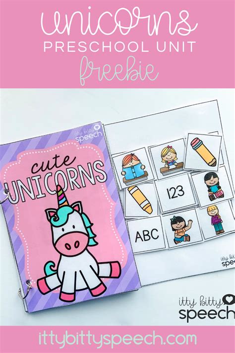 Unicorns Preschool Language Unit Freebie Includes Boom Cards In 2020