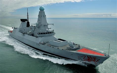Dragon's construction began at the then bae systems naval ships (later bae systems surface fleet solutions). Download wallpapers HMS Dragon, D35, sea, Type 45 ...