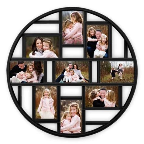 Photo Gallery 9 Circle Collage Frame Collage Frames Shutterfly