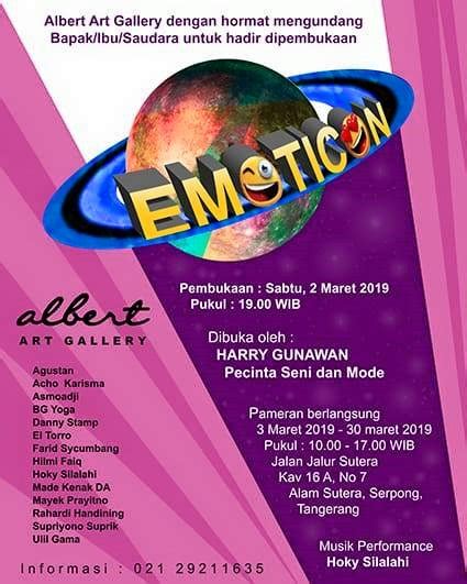 Brosur Pameran Seni Ilustrasi