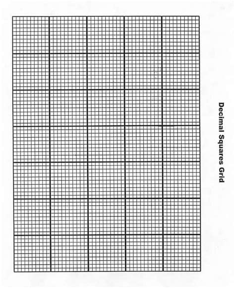 Decimal Grid Paper Printable Grid Paper Printable