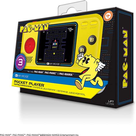 Buy My Arcade Pac Man Pocket Player Handheld Game Console 3 Built In