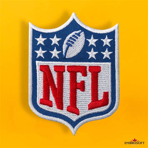 Nfl Logo Patch National Football League Emblem Size 26 X 35 Inches