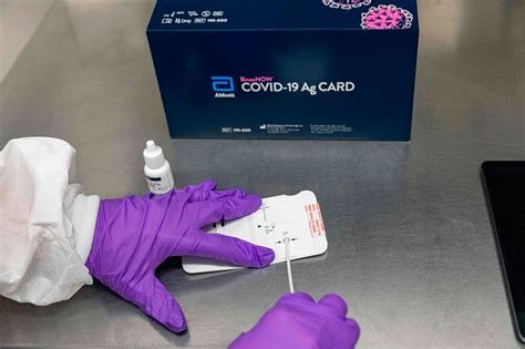 Fda Authorizes Abbotts Covid 19 Test For At Home Use