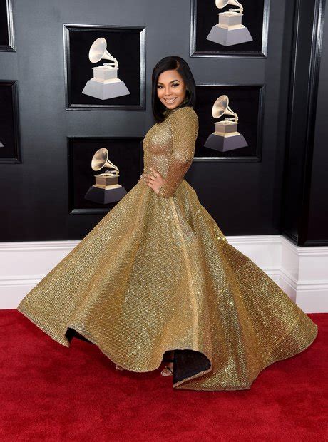 Ashanti Had Her Princess Twirl Down To A Fine Art Grammy Awards 2018