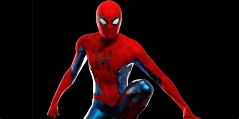 No Way Home Official Art New Look At Tom Holland S Red Blue Spider