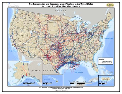 Pipelines In The U S Map World Map