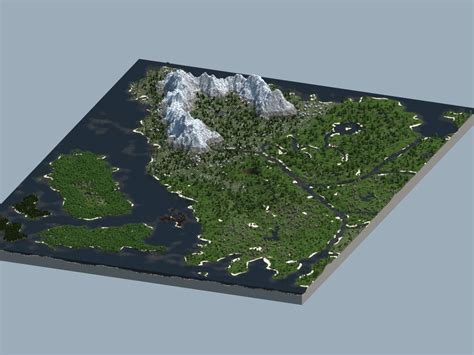 Creative 4000x4000 Custom World Worldpainter Minecraft Map