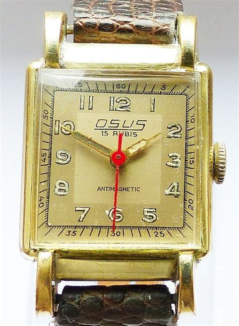 Osus Swiss Art Deco 15rubis Herren Armbanduhr 80808 Catawiki