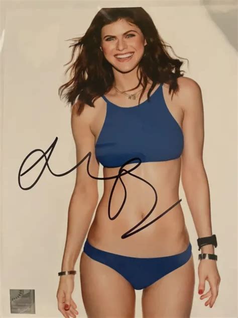 ALEXANDRA DADDARIO Baywatch Blue Bikini Sexy Signed Autograph 8x10