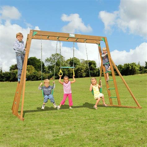 Treated Southern Yellow Pine Wood Playsets And Swing Sets At