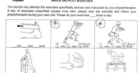 Exclusive Physiotherapy Guide For Physiotherapists Exercise For Ankle