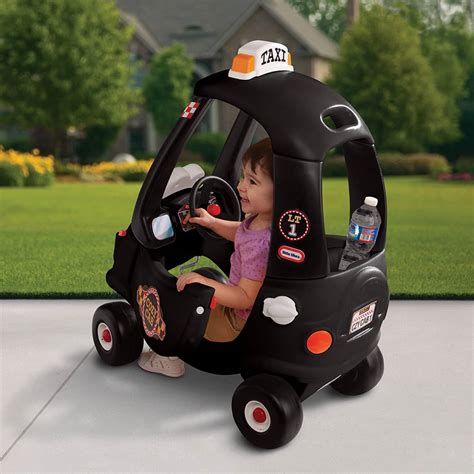 Little Tikes Cozy Coupe Black Cab Car For Kids Tinyhumans