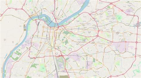 Map Of Louisville Kentucky Streets And Neighborhoods