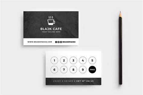 Today, such programs cover most types of commerce, each having varying features and rewards schemes. Free Loyalty Card Templates - PSD, Ai & Vector - BrandPacks