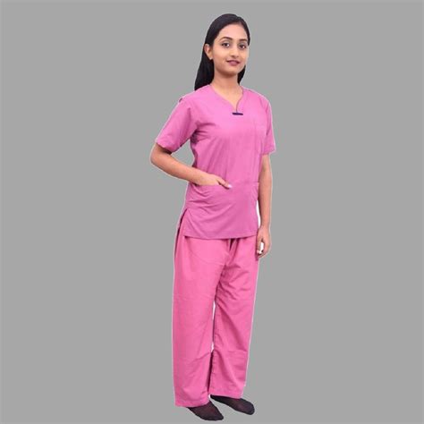 Pink Shirt And Pant Pure Cotton Nurse Uniform Size Medium At Rs 700
