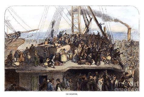 Irish Immigrants 1850 Photograph By Granger