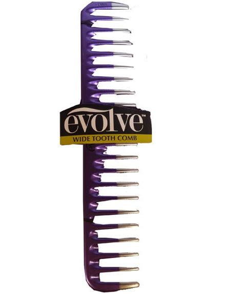 Firstline Manufacturing Evolve Evolve Wide Teeth Comb Metallic Purple
