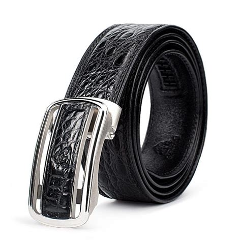 classic crocodile dress belt and genuine crocodile belt for men mens belts belt expensive