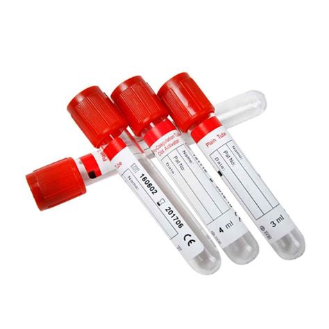 Plain Vacutainer Tubes Per Pack HALOMEDICALS SYSTEMS LIMITED