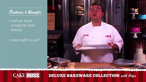 deluxe bakeware with grips silicone baking pans cake boss baking youtube