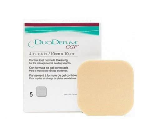 Convatec Duoderm CGF 4 X4 10cmx10cm 187660 5 S Box Lazada