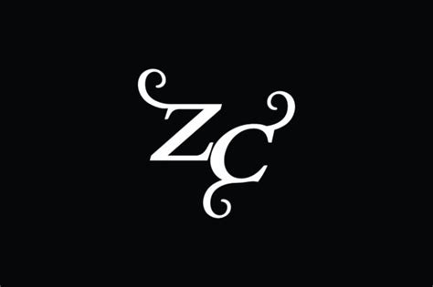 Monogram Zc Logo V2 Graphic By Greenlines Studios · Creative Fabrica