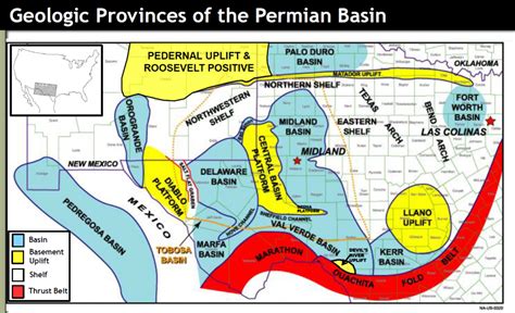Permian Basin Overview Maps Geology Counties Texas Railroad