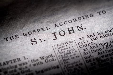 The Book Of John In The King James Version Of The Bible Gospelchops