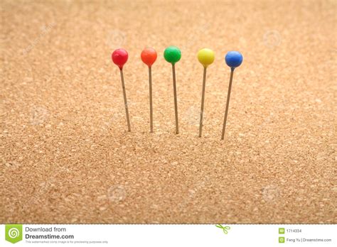 Colorful Pins Stock Photo Image Of Needle Push Blue 1714334