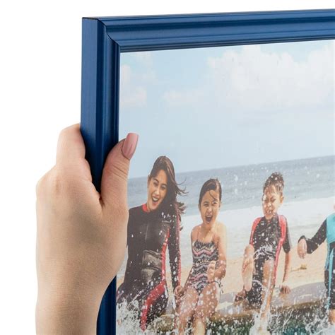 Arttoframes 16x24 Inch Blue Picture Frame This Blue Wood Poster Frame
