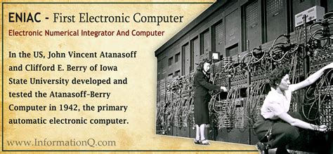 Eniac First Electronic Computer