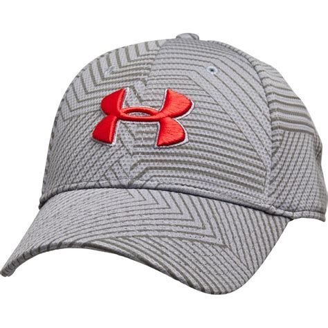 Buy Under Armour Mens Printed Blitzing Cap Steelsteelpitch Gray