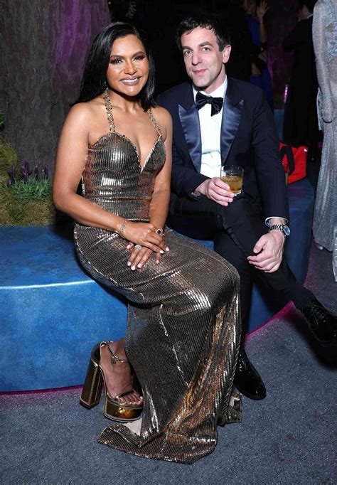 Mindy Kaling B J Novak Have Bestie Date At Vanity Fair Oscar Party