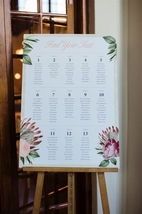 33 Easy Wedding Seating Chart Ideas