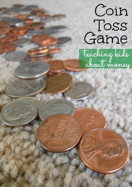 Coin Toss Game For Teaching Kids About Money Money Games For Kids