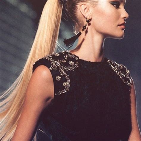 Love Candice Swanepoel For Jason Wu Long Ponytail Hairstyles Long