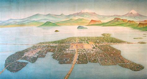 Tenochtitlan Aztec Capital City