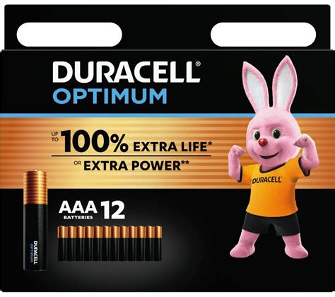 Duracell Optimum Aaa Alkaline Batteries Pack Of 12 Fast Delivery