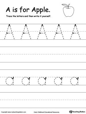 Free letters and alphabet worksheets. Preschool Letters Printable Worksheets | MyTeachingStation.com