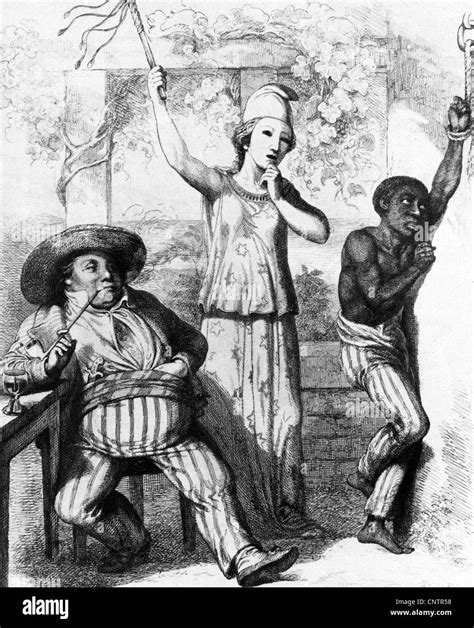 Sklaverei Usa Slave Ist Unter Der Maske Der Freiheit Gepeitscht Wird